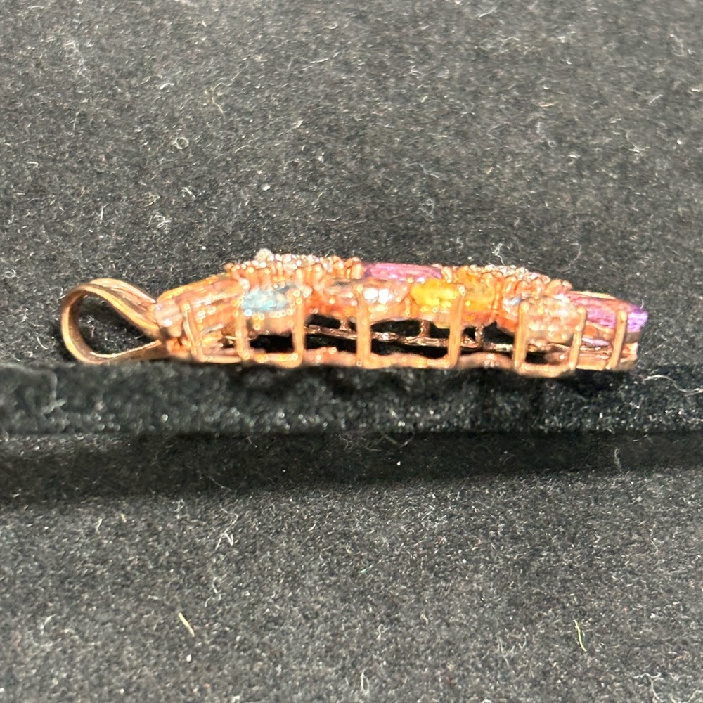 Multi Gemstone Pendant - image 3